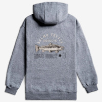Desolve Trutta Hoodie Relaxed Silhouette Dropped Shoulder - Grey Marle #dsv124168