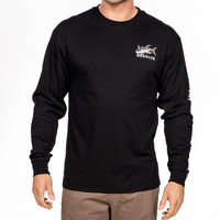 Desolve Albacares Ls Tee Made From A Recycled Cotton Blend - Black #dsv124356