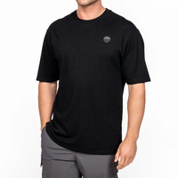Desolve Classic Tee Recycled Cotton Blend Standard Fit Screen Print - Black #dsv124621