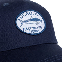 Desolve Saltwater Fiends Cap One Size Fits Most - Navy #9420030058467