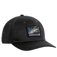Desolve Circular Brim Ahi Cap Made From 100% Cotton - Black #9420030070605
