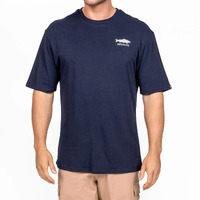 Desolve Trutta Tee Short Sleeve Shirts Recycled Cotton Blend - Navy #dsv125185