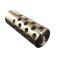 Grizzly Muzzle Brake 18.2 Mm Diameter 5/8 X 24Tpi 1/2 X 28Tp Thread