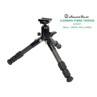 Smartrest Gun Shooting Rest Quick Release Ball Head Tripod - Short Carbon Fibre #srts