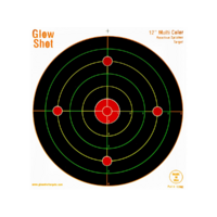 Eagleye Glowshot 12 Inch Multi Color Reactive Splatter Shooting Target - 25pk #gs12hc-25