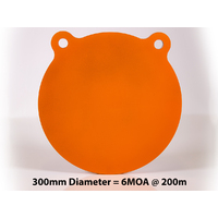 Eagleye Glowshot Round 300mm Bis500 Steel Gongs Shooting Target -  #gs300