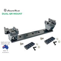 Eagleye Smartrest Dual Qr Mount With 2 X Pic Rails - With 2 X Quick Release Rail Clamps #Srdqr + 2 X Srtwr