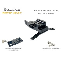 Eagleye Smartrest Rimtop Standard Adjustable Mount - Black #srrmt