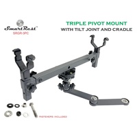 Eagleye Srgr-3pc Smartrest Triple Pivot Mount Cradle Vehicle Firearm Support 6kg Capacity