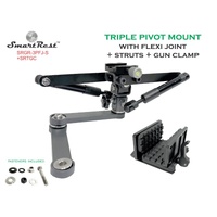 Eagleye Smartrest Srgr-3pfj-S+Srtgc Triple Pivot Mount Flexi Joint Struts Gun Clamp 6kg