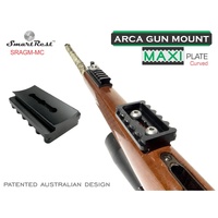 Eagleye Sragm-Mc Arca Gun Mounts Maxi Plate Curved Ultimate Arca Picatinny Locking System Grooved