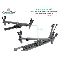 Eagleye Smartrest Srs40c Slider Bar Bolt On 40cm With Cradle Wider Aiming Range