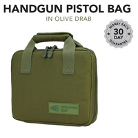 Evolution Gear Handgun Pistol Bag Soft Case With 5 Magazine Slots - Olive Drab #schg_600
