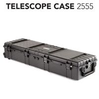 Evolution Gear 57 Inch Telescope Long & Deep Hard Rifle Case - Black #2555_b