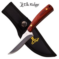 Elk Ridge Hunting Persian Fixed Blade Skinning Knife - 7 Inches Overall Trailing Point Skinner Blades #er-299Wd