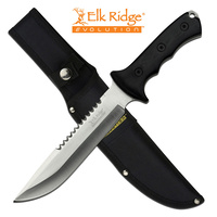 Elk Ridge Evolution Drop Point Fixed Blade Knife - 12.2 Inches Full Tang #ere-Fix003-Bk
