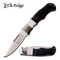 Elk Ridge Tactical Drop Point Folding Knife - 6.1 Inches Overall #er-943wh