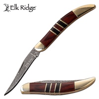 Elk Ridge Hunting Clip Point Toothpick Folding Knife - 5.25 Inches Overall #er-952Wbcr