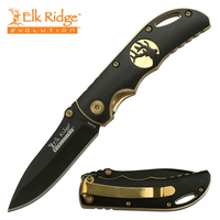 Elk Ridge Evolution Gold Titanium Pocket Knife - 6.22 Inch Overall #ere-Fdr002-Bg
