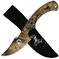Elk Ridge Persian Fixed Blade Hunting Knife W Sheath - 8 Inch Camo #ta-28