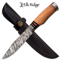Elk Ridge Fixed Blade Knife - Maple Wood Handle 11 Inch Overall #k-Er-200-14Mp