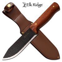 Elk Ridge 10.1 Inch Hunting Drop Point Fixed Blade Knife - W Leather Sheath #er-200-12M