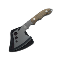 Elk Ridge 10.5 Inch Wooden Handle Axe - W Shealth #er-199