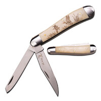Elk Ridge Gentleman's Folding Knife Trapper - 3cr13 Satin Finish #Er-220dk