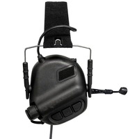 Earmor Tactical Electronic Noise Reduction Earmuffs - Detachable Microphone Headset #m32 Mod4 [black]