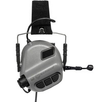 Earmor Tactical Electronic Noise Reduction Earmuffs - Detachable Microphone Headset #m32 Mod4 [cadet Grey]