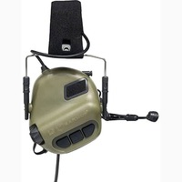 Earmor Tactical Electronic Noise Reduction Earmuffs - Detachable Microphone Headset #m32 Mod4 [foliage Green]