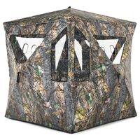 Epic Shot 3 Person Pop-up Ground Hunting Tent Blind Realtree Camo - For Deer And Elk Hunting  #17562908