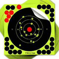 Epicshot Bullseye 8 Inch Reactive Shooting Targets - Pack Of 25 #Es126036