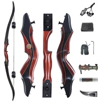 Epicshot 60" Wood Laminated Takedown Recurve Hunting Bow Kit - 25-50lbs #Es128131