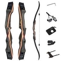 Epicshot 62" Takedown Recurve Goblin Right-handed Hunting Bow - Wood Riser Laminated 20-50lbs #Es128144