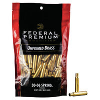 Federal Unprimed Brass 30-06 Spring Rifle Brass Cases - 50 Pack #fup3006