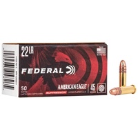 Federal 22lr American Eagle Rimfire Suppressor Bullet - 45gr Cprn 970 Fps 50pk #ae22sup1
