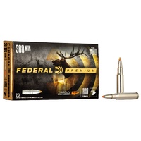Federal 308 Win Trophy Bonded Tip Bullet - 180 Grain 2620 Fps 20pk #p308tt1