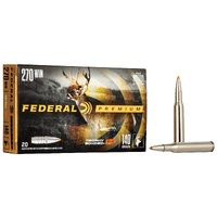 Federal 270 Win Trophy Bonded Tip Bullet - 140 Grain 2950 Fps 20pk #p270tt3
