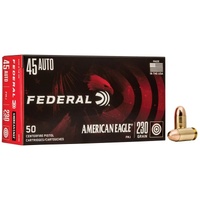 Federal American Eagle Handgun 45 Acp Full Metal Jacket Bullet - 230 Grain 890 Fps 50pk #ae45a