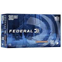 Federal 303 British Power-shok Rifle Jacketed Soft Point - 180 Grain 2460 Fps 20pk #303as