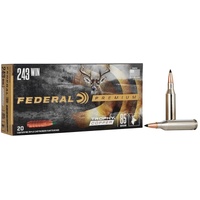 Federal 243 Win Trophy Copper Bullet - 85 Grain 3200 Fps 20pk #p243tc1