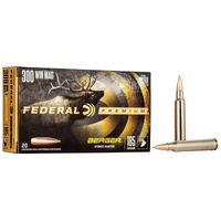Federal 300 Win Mag Berger Hybrid Hunter Bullet - 185 Grain 2950 Fps #p300wbch1