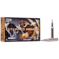 Federal Terminal Ascent 270 Win 136gr Bonded Polymer Tip Rifle Ammunition 20pk