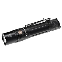 Fenix 1600 Lumen Rechargeable Flashlight Torch With Mini Keychain Gift Bundle - Usb Batteries Included #pd36r + E01