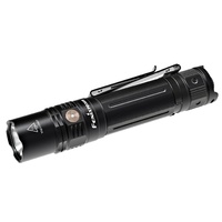 Fenix 1600 Lumen Rechargeable Flashlight Torch With Mini Keychain Gift Bundle - Usb Batteries Included #pd36R + E01