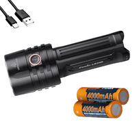 Fenix 10000 Lumens Led Rechargeable Long Throw Flashlight Torch - Usb Batteries Included #lr35r