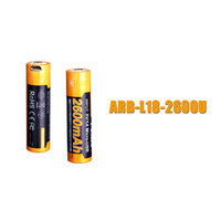 Fenix Rechargeable Battery - 2600mah With Build In Usb Port #arb-l18-2600u