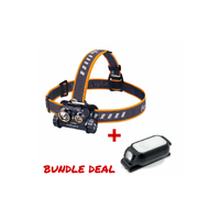 Fenix Hm65r 1400 Lumen Dual Output Headlamp W E-lite - Aluminum #fenix Hm65r + E-lite