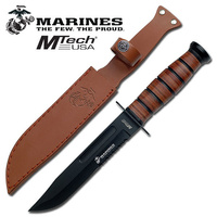 M-tech Marines Fixed Knife #k-mt-122mr  -  #